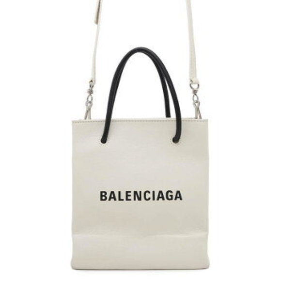 Balenciaga Handbag Tote XXS Leather White Bag - Picture 1 of 8